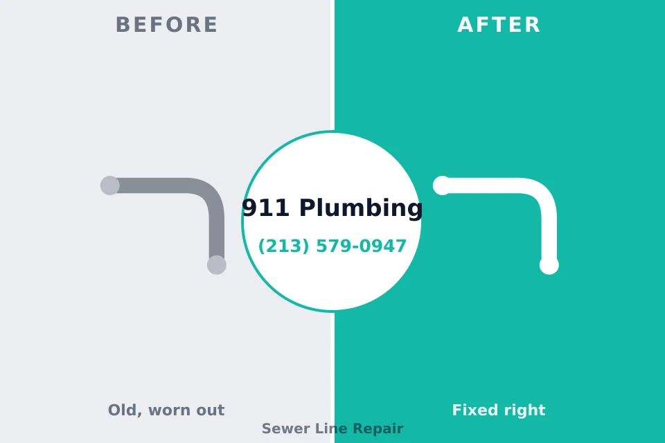 Before and after: plumbing company Oakville, CT